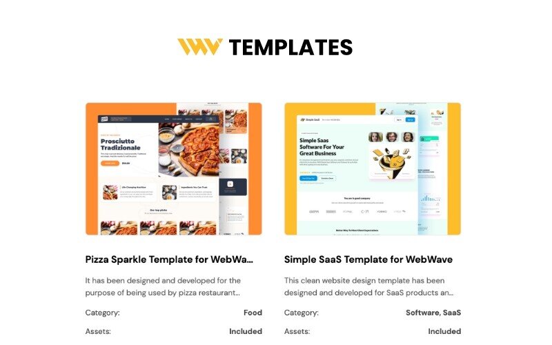 WWTemplates - Design Templates for WebWave